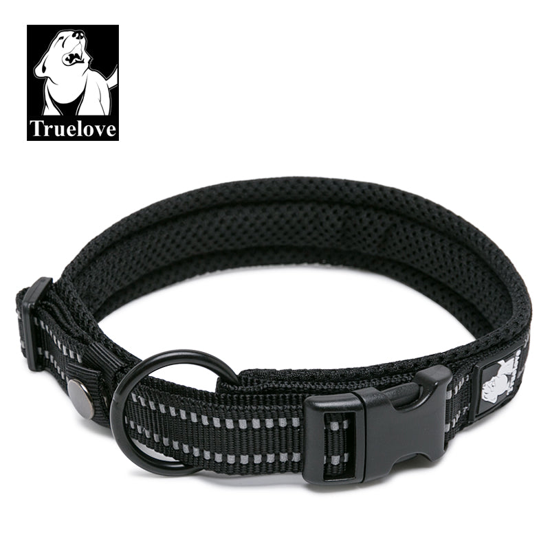 Heavy Duty Reflective Collar Black 3XL