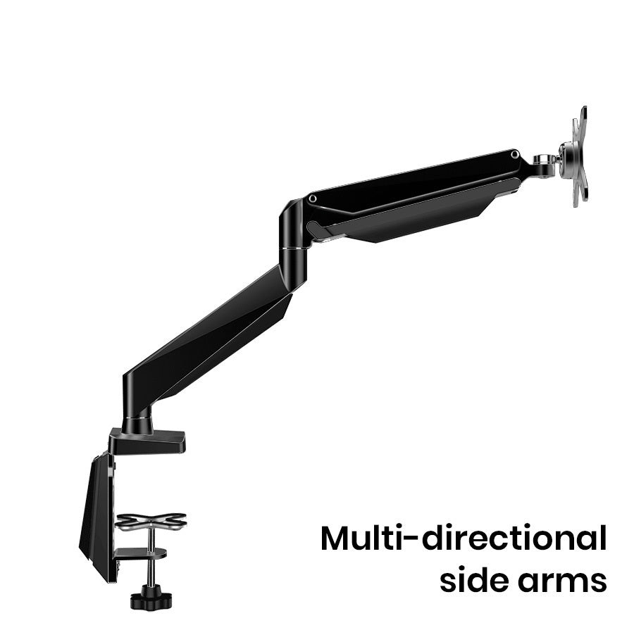 FORTIA Triple Monitor Stand Arm Computer Display Mount Adjustable Vesa Bracket 3 Screen