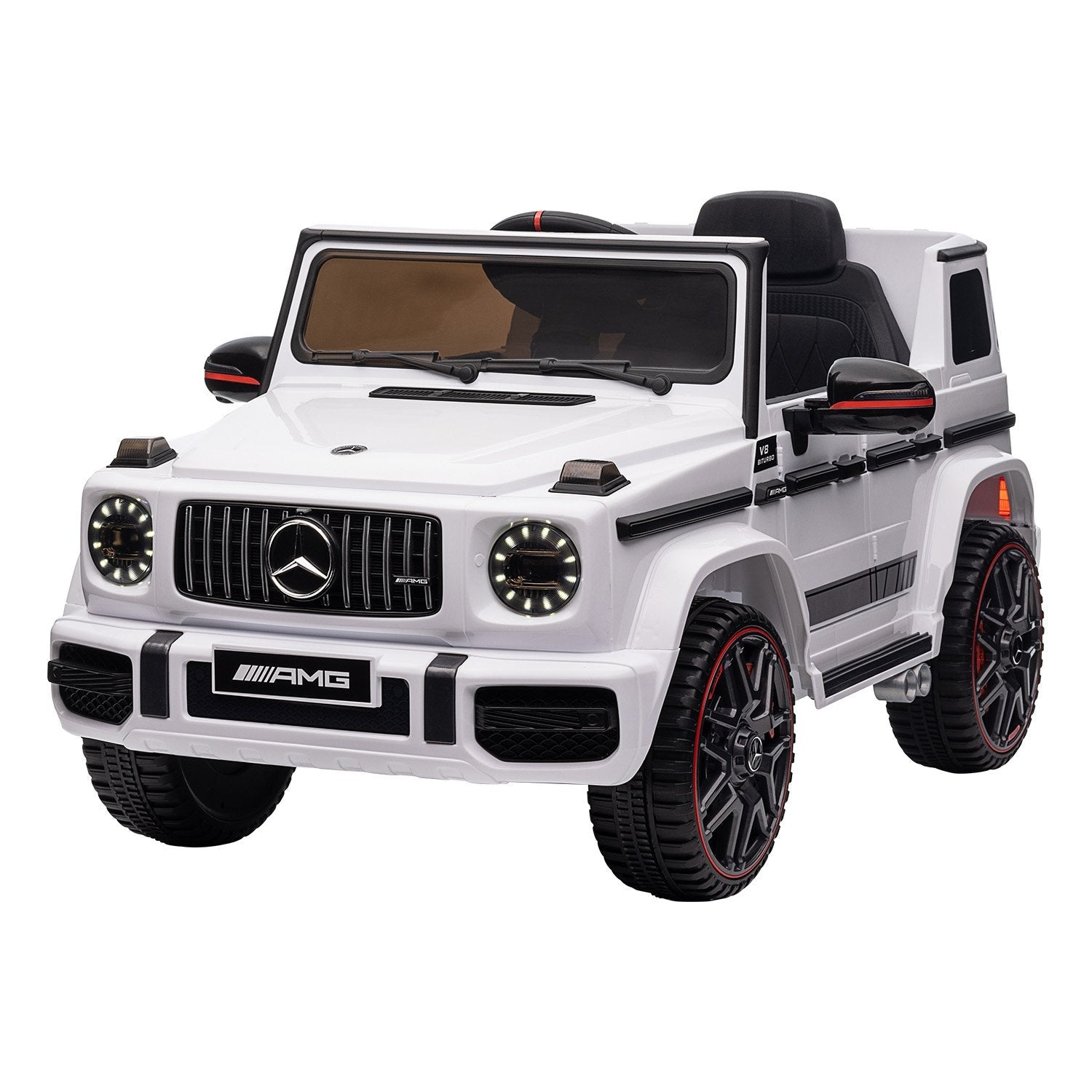 Kahuna Mercedes Benz AMG G63 Licensed Kids Ride On Electric Car Remote Control - White