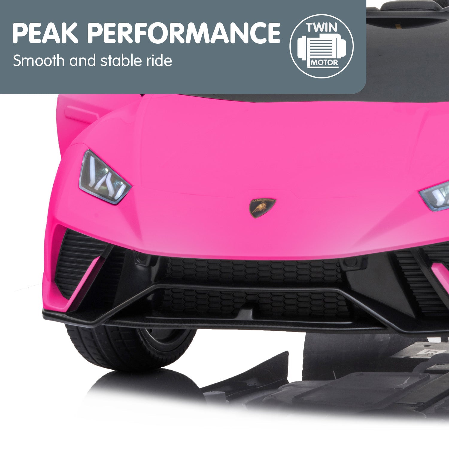 Kahuna Lamborghini Performante Kids Electric Ride On Car Remote Control by Kahuna - Pink