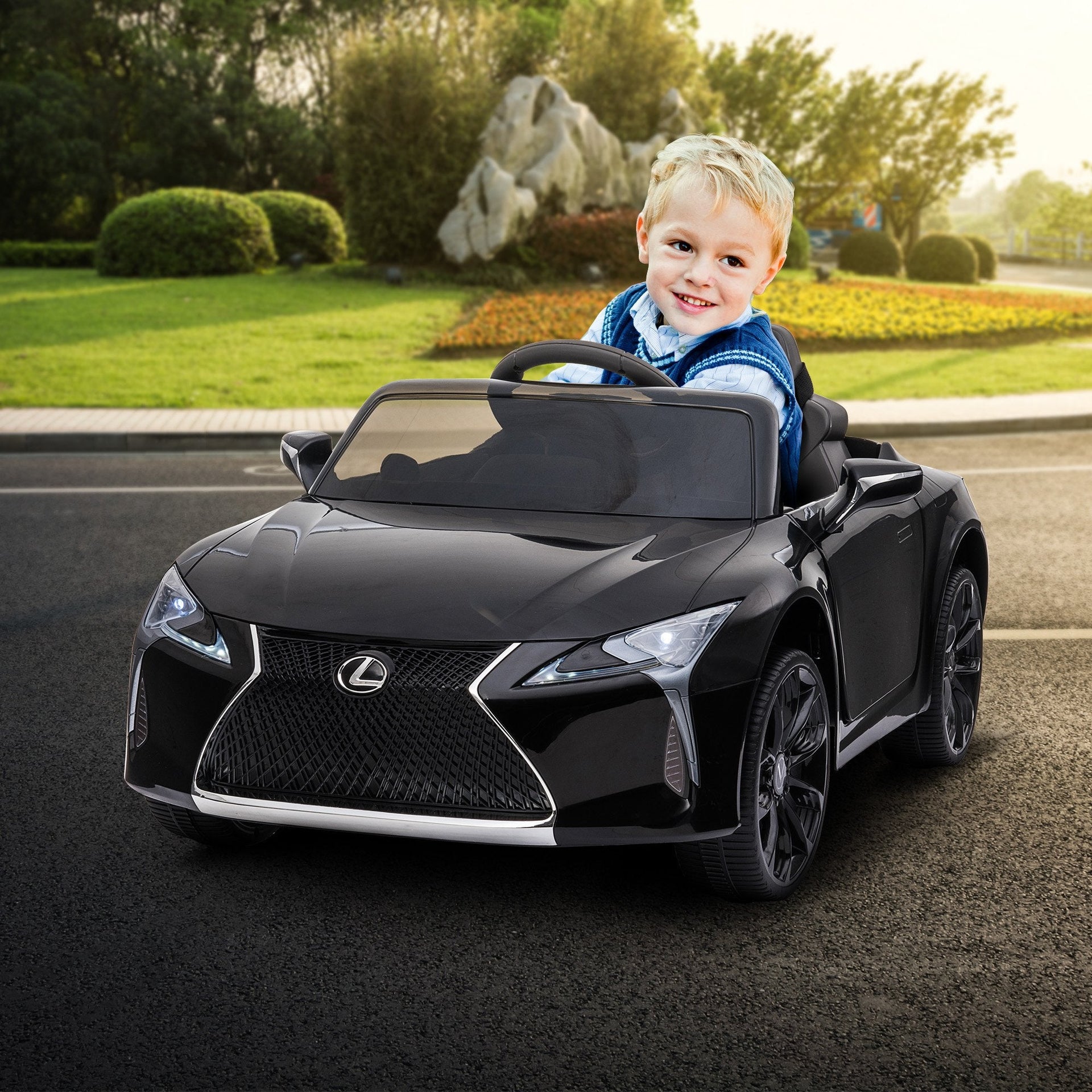 Kahuna Licensed Lexus LC 500 Kids Electric Ride On Car - Black