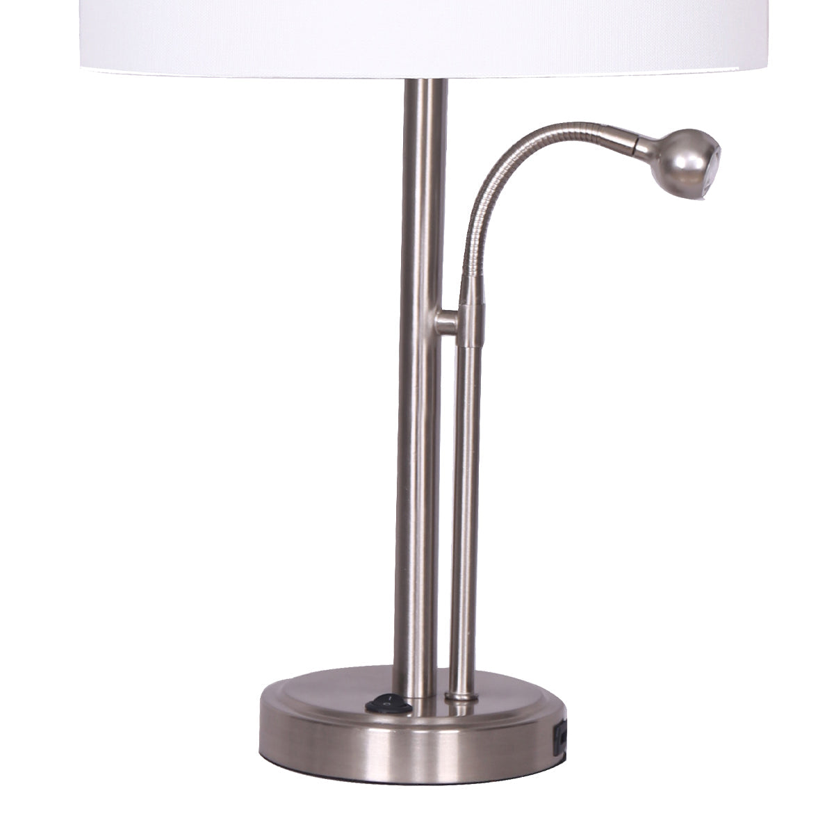 Sarantino 2-in-1 Table Lamp with LED Reading Light