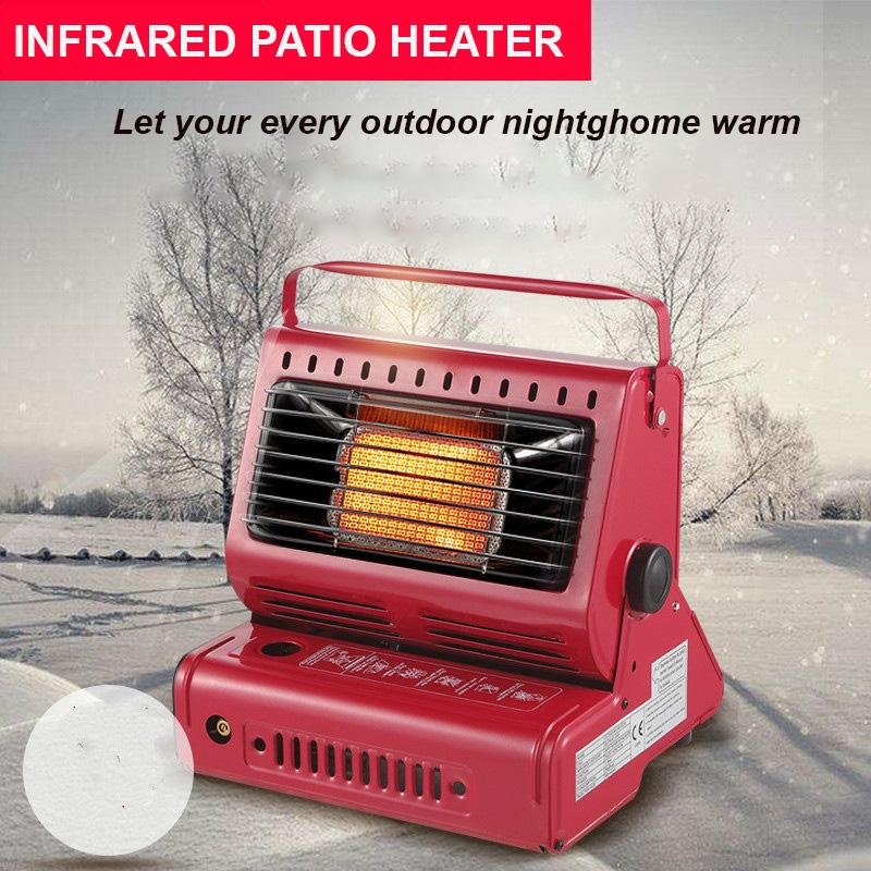 Portable Butane Gas Heater Camping Camp Tent Outdoor Hiking Camper Survival Red AU