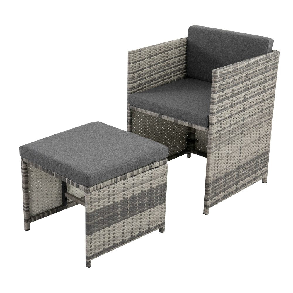 Horrocks 8 Seater Outdoor Dining Set –Grey