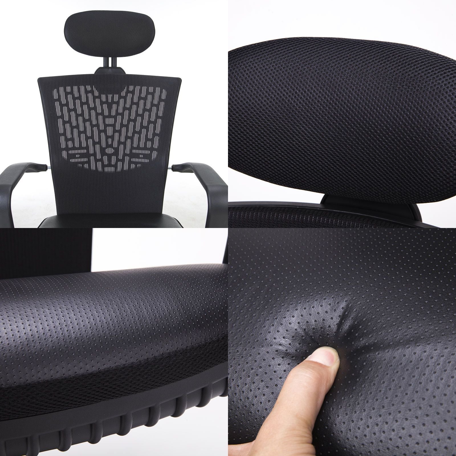 Korean Black Office Chair Ergonomic Chill