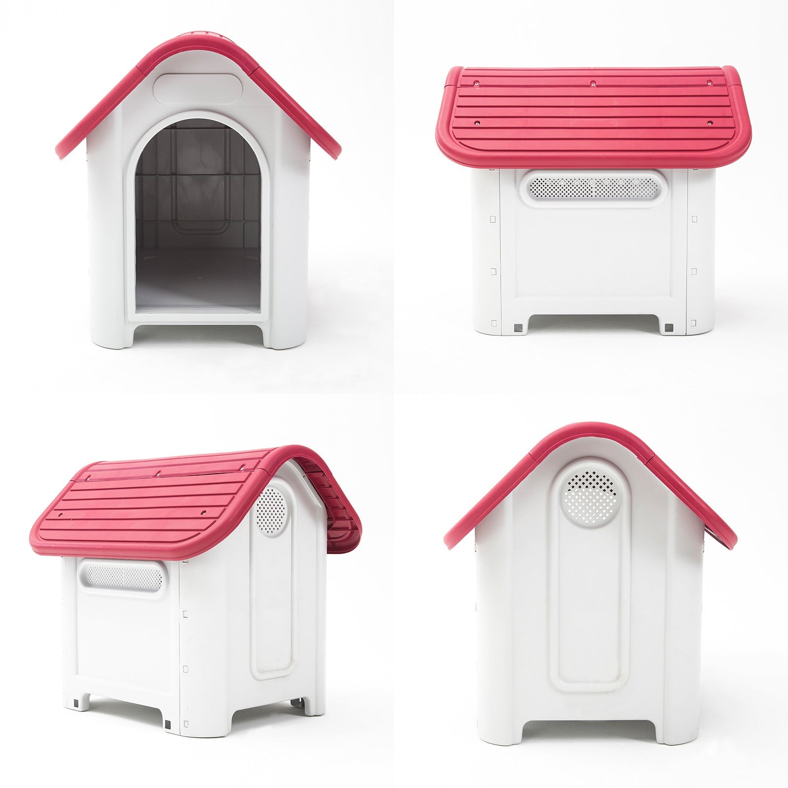 Paw Mate Pink Dog Kennel House Luna Plastic M