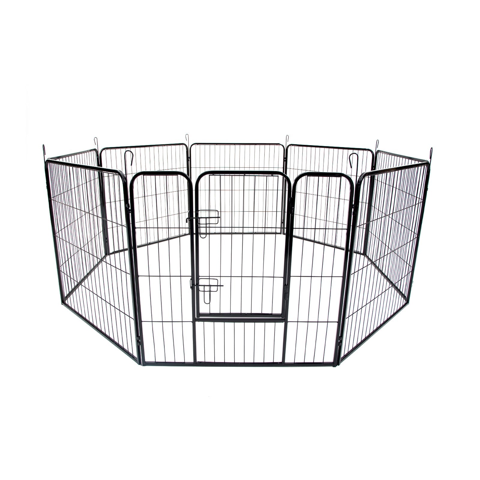 Paw Mate Pet Playpen Heavy Duty 32in 8 Panel Foldable Dog Exercise Enclosure Fence Cage