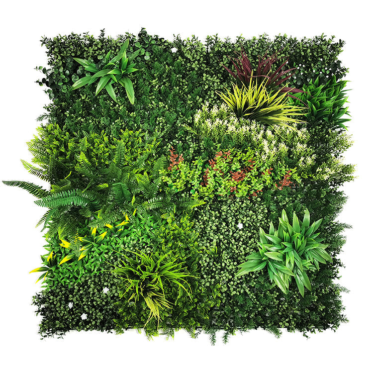 1 SQM Artificial Plant Wall Décor Grass Panels Vertical Garden Tile Fence 1X1M