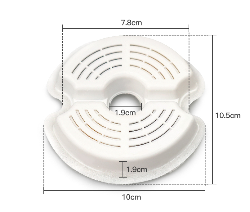 8 x Pet Dog Cat Fountain Filter Replacement Activated Carbon Ion Exchange Resin Triple Filtration System Automatic Water Dispenser Compatible