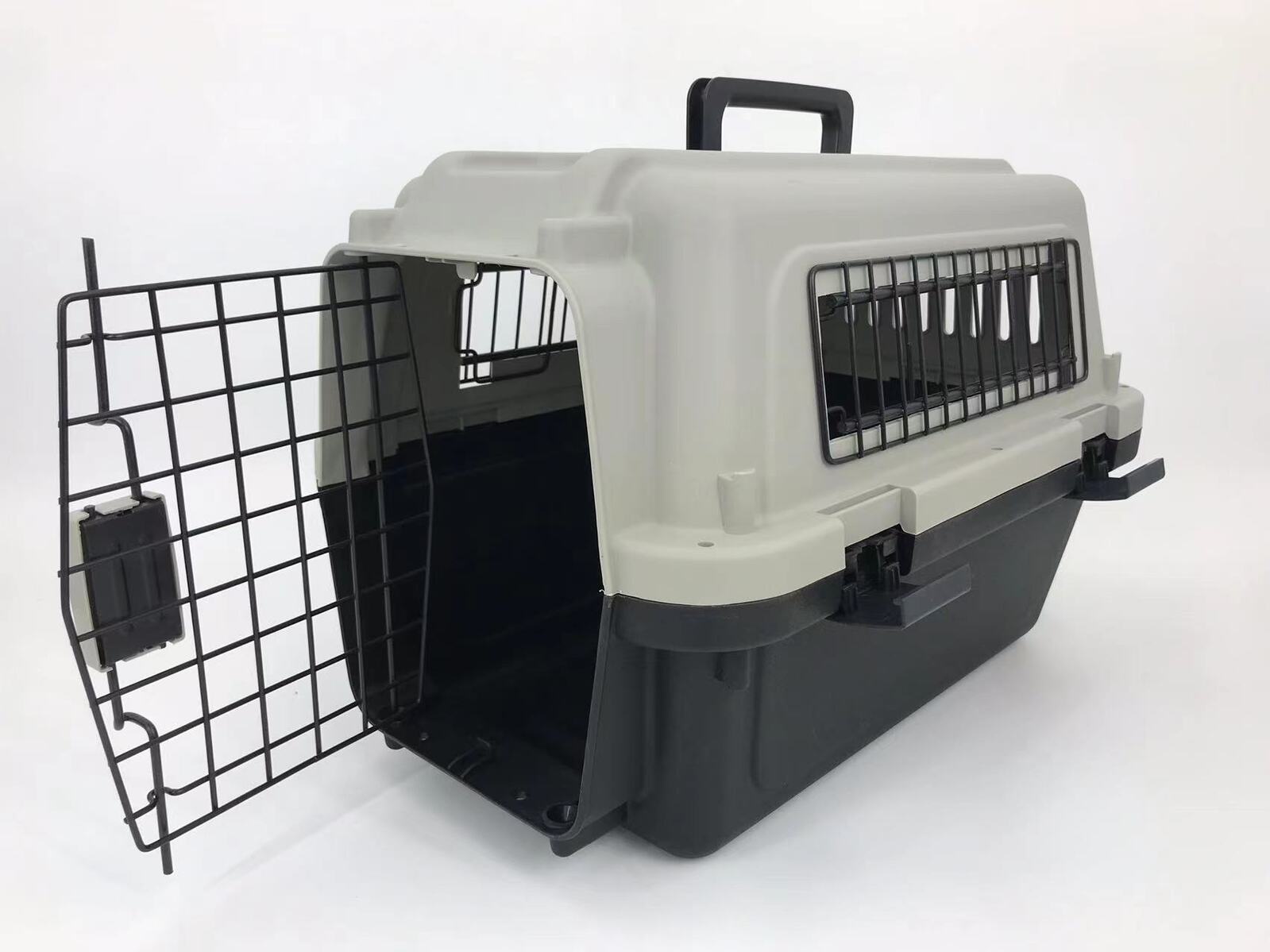 Medium Portable Pet Dog Cat Carrier Travel Bag Cage House Safety Lockable Kennel