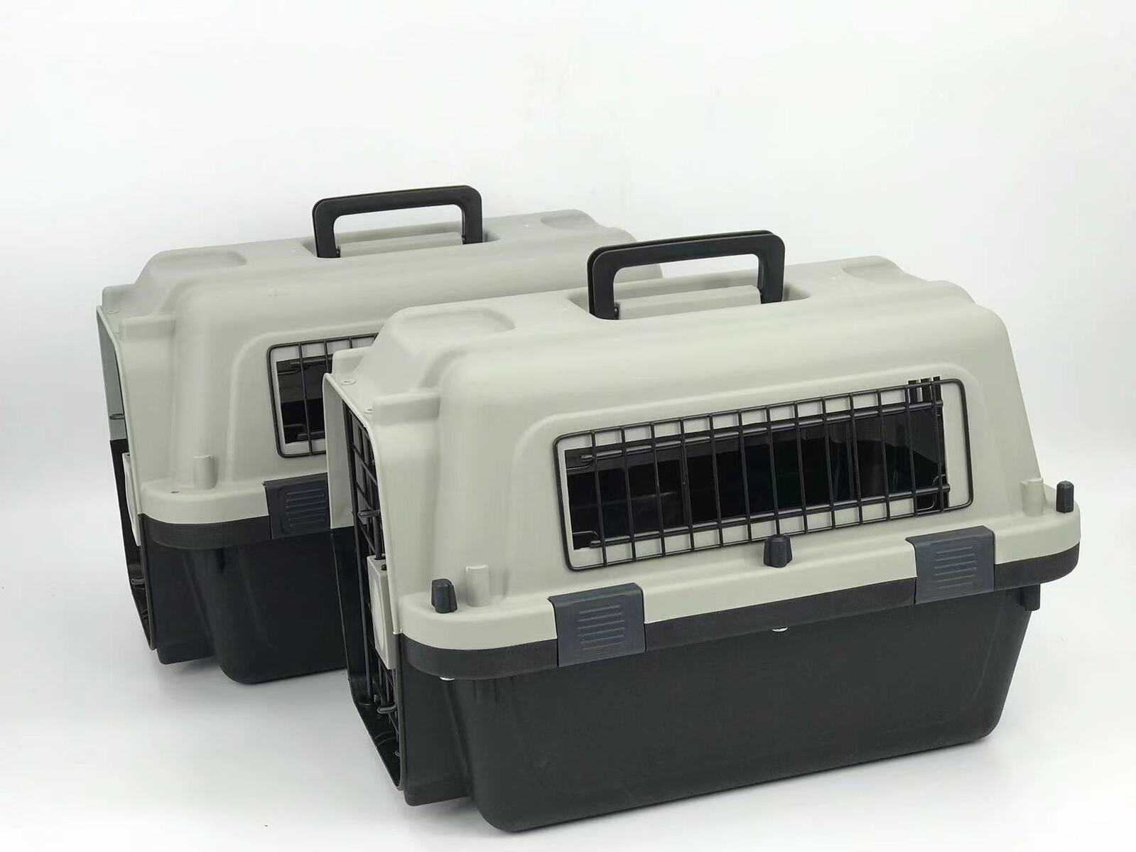 Medium Portable Pet Dog Cat Carrier Travel Bag Cage House Safety Lockable Kennel