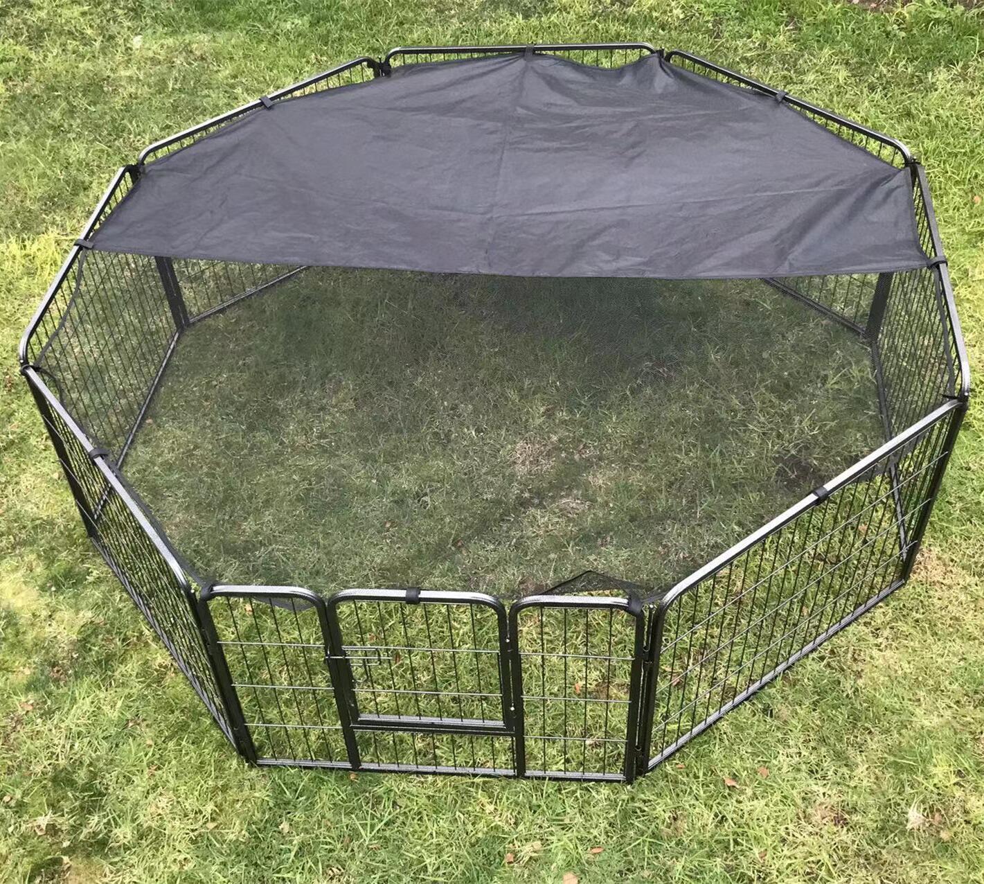 8-Panel Pet Dog Puppy Exercise Pen Enclosure Playpen Cover