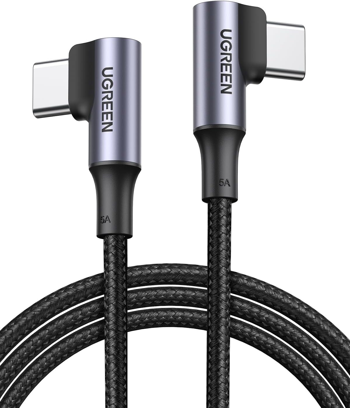 UGREEN 70696 Right Angle 100W USB-C Cable 1M