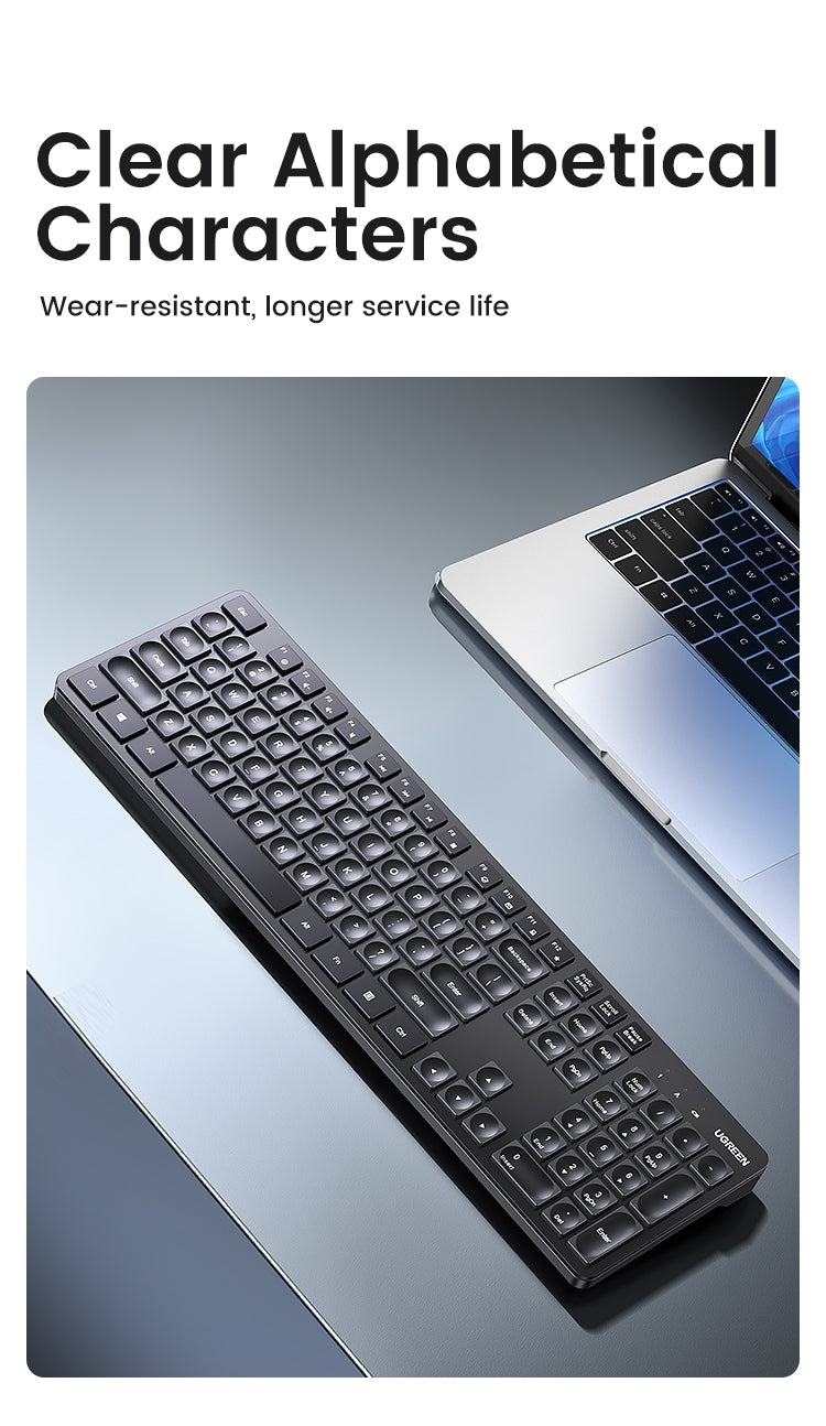 UGREEN 90250 104-Key layout 2.4G Wireless Keyboard