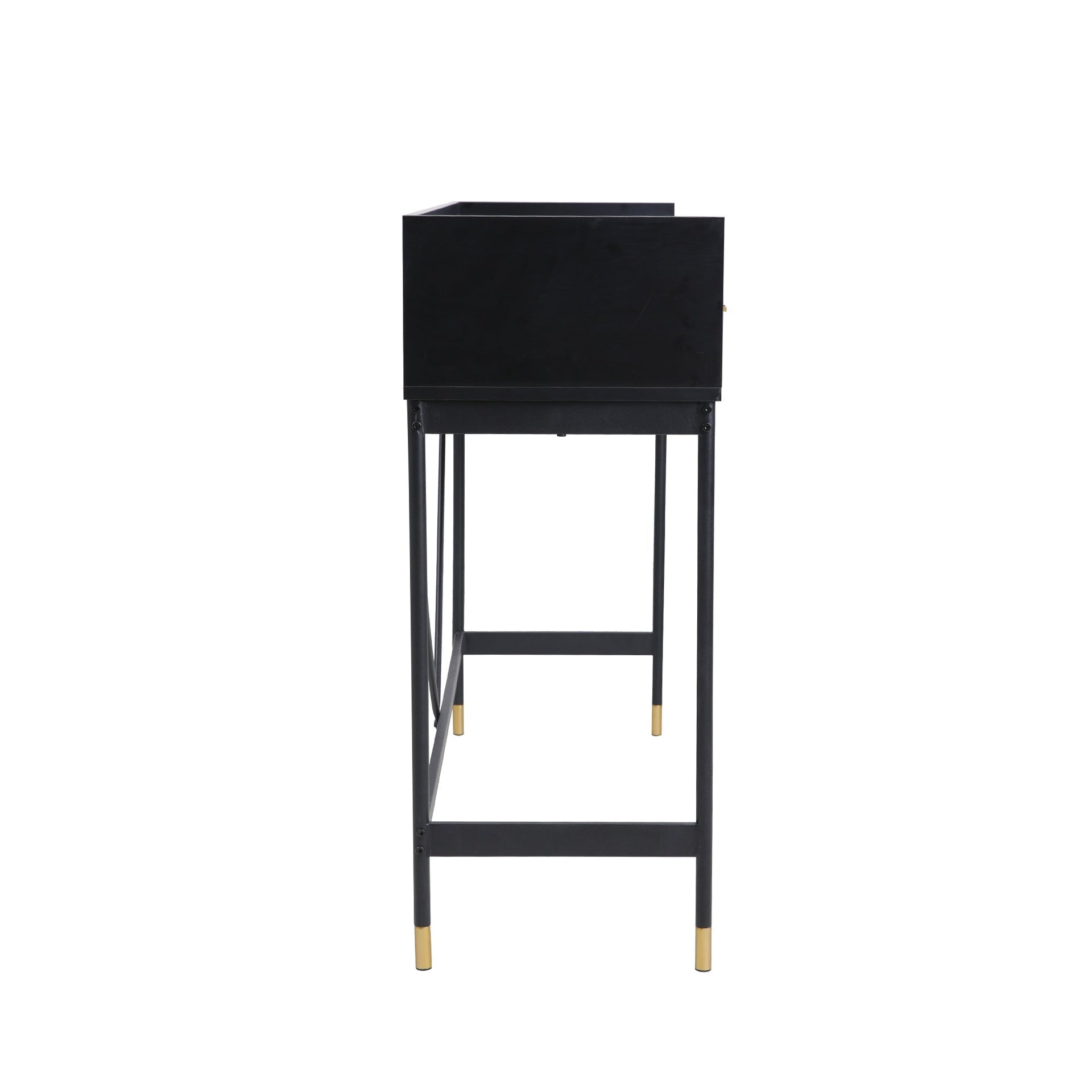 ALCONA Console Table In Matte Black