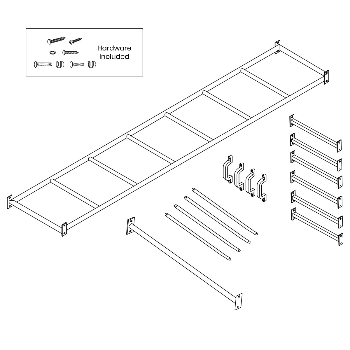 Lifespan Kids Amazon Monkey Bars Only (2.5m)