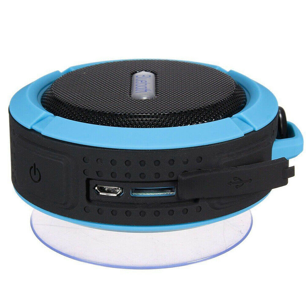 Portable Waterproof Wireless Mini Bluetooth Music Speaker (Blue)