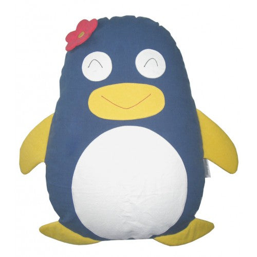 Penguin Cuddling Cushion Grey freeshipping - Awezingly