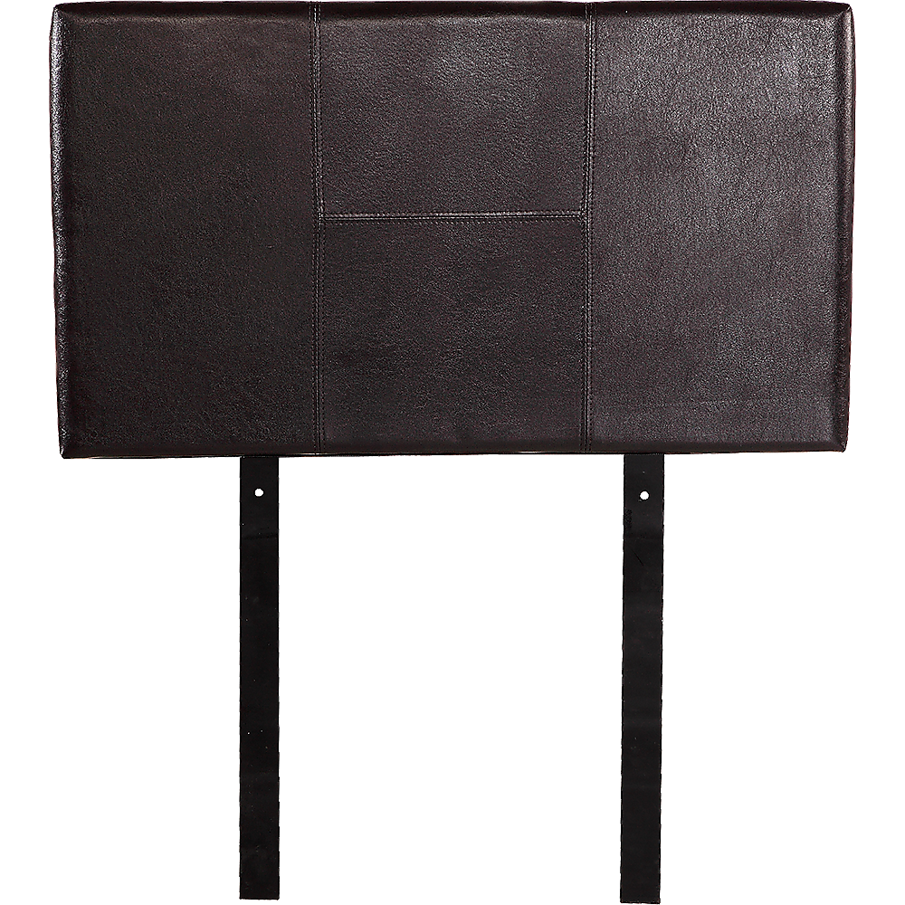 PU Leather Single Bed Headboard Bedhead - Brown