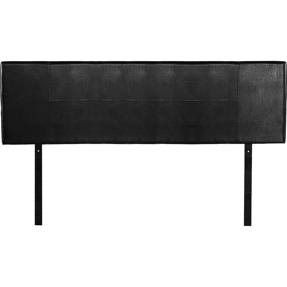 PU Leather King Bed Headboard Bedhead - Black