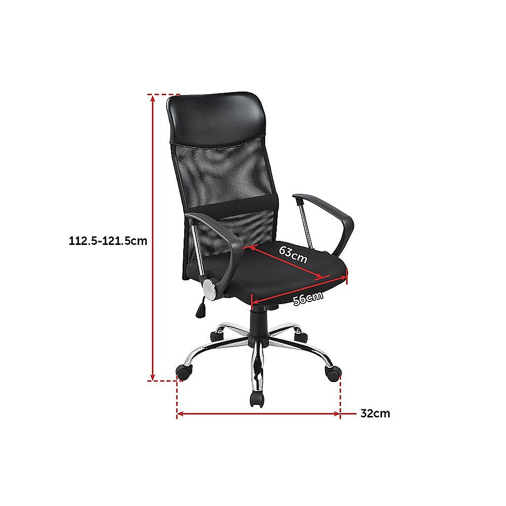 Ergonomic Mesh PU Leather Office Chair