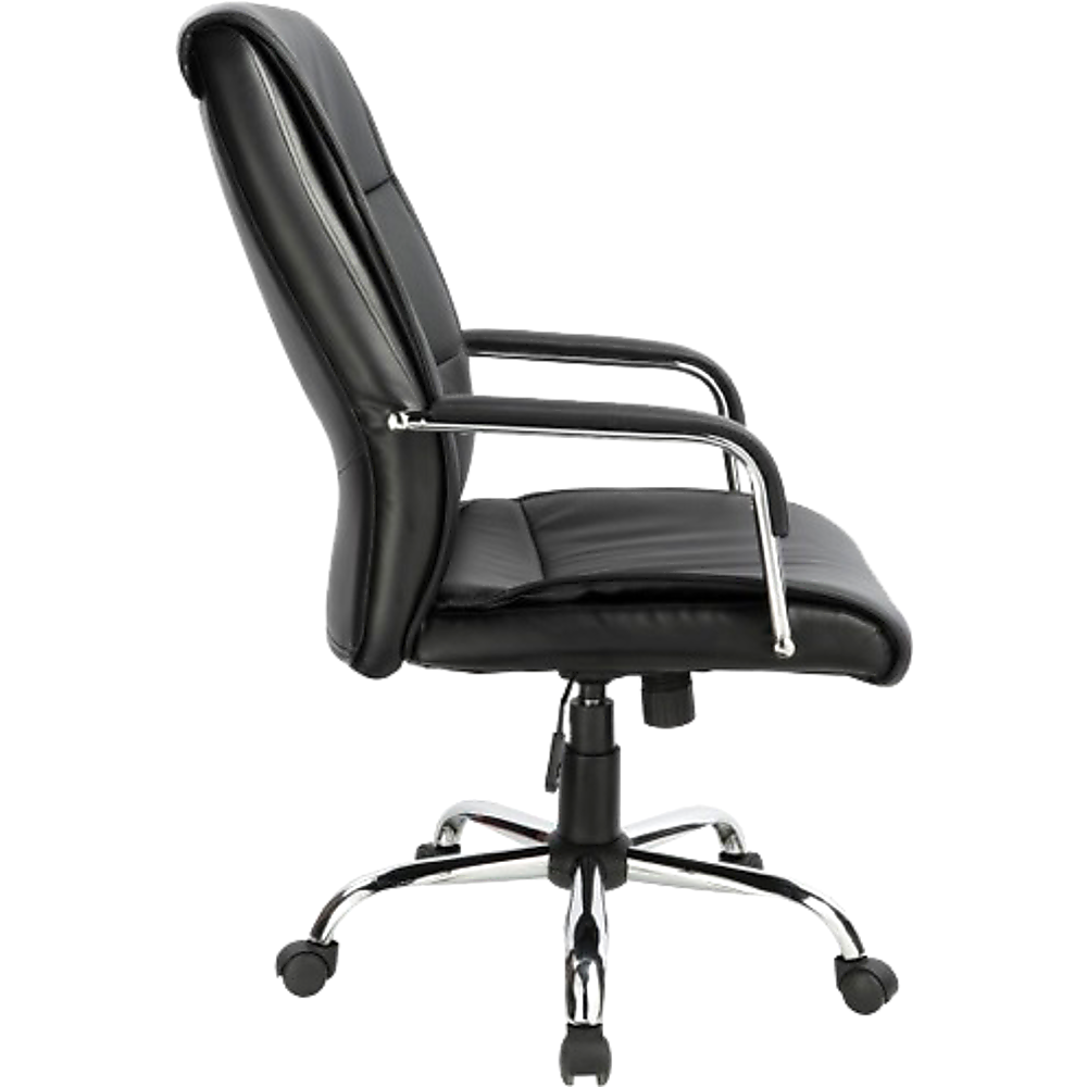 PU Leather Office Chair Executive Padded Black