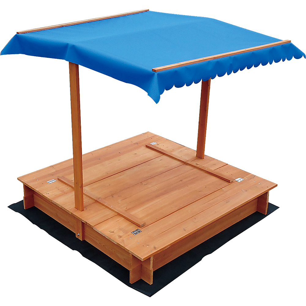 Kids Wooden Toy Sandpit with Canopy