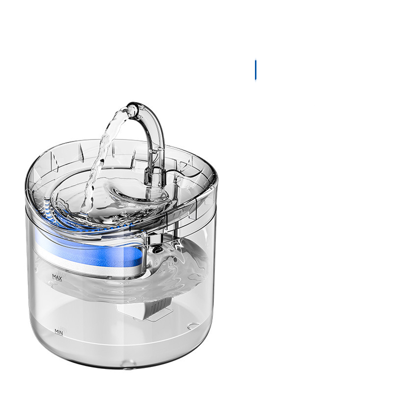 Transparent pet charging water dispenser [without adapter] 165 * 165 * 172mm