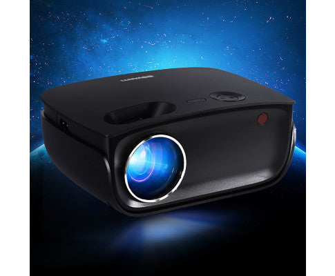 Devanti Mini Video Projector Wifi USB HDMI Portable 2000 Lumens HD 1080P Home in Black freeshipping - Awezingly