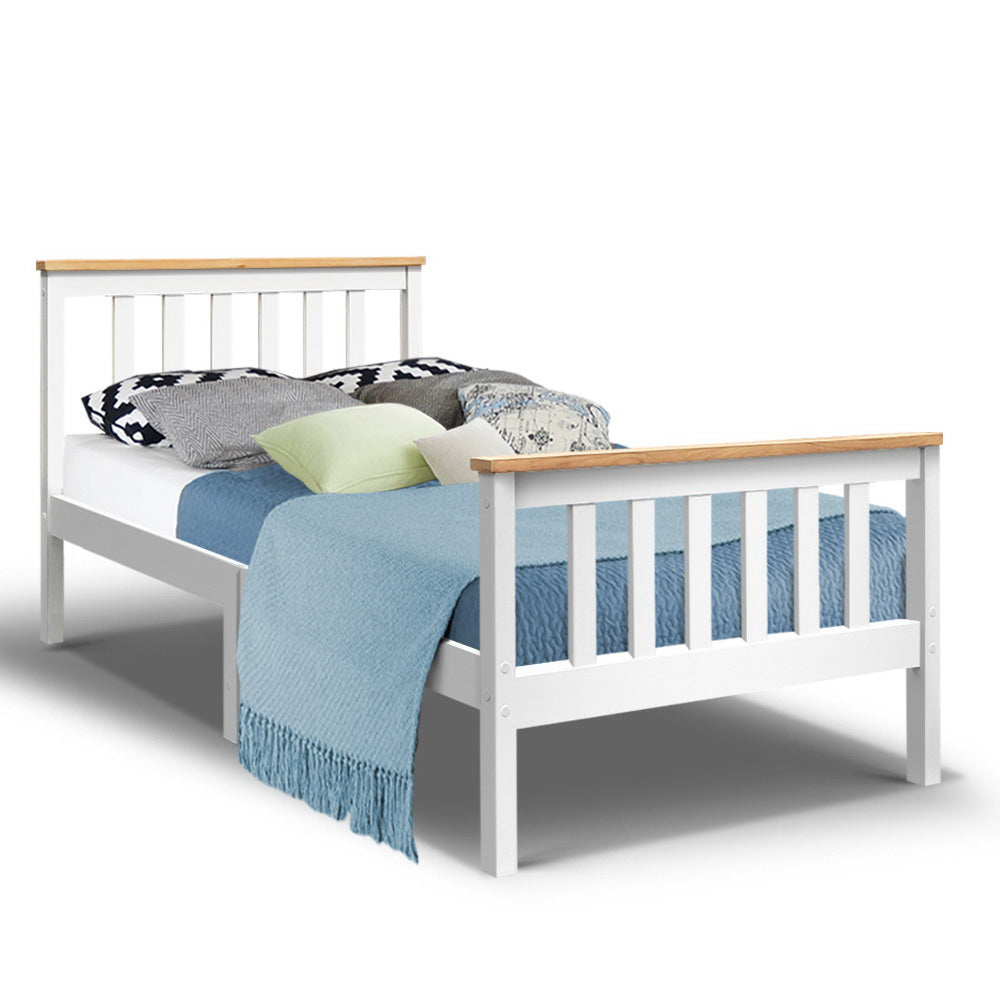 Artiss Single Wooden Bed Frame Bedroom Furniture Kids freeshipping - Awezingly