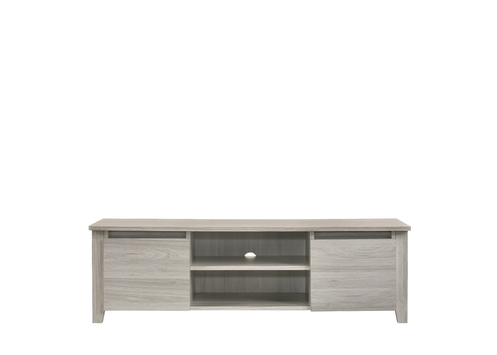 TV Stand Entertainment Unit 120cm In White Oak freeshipping - Awezingly