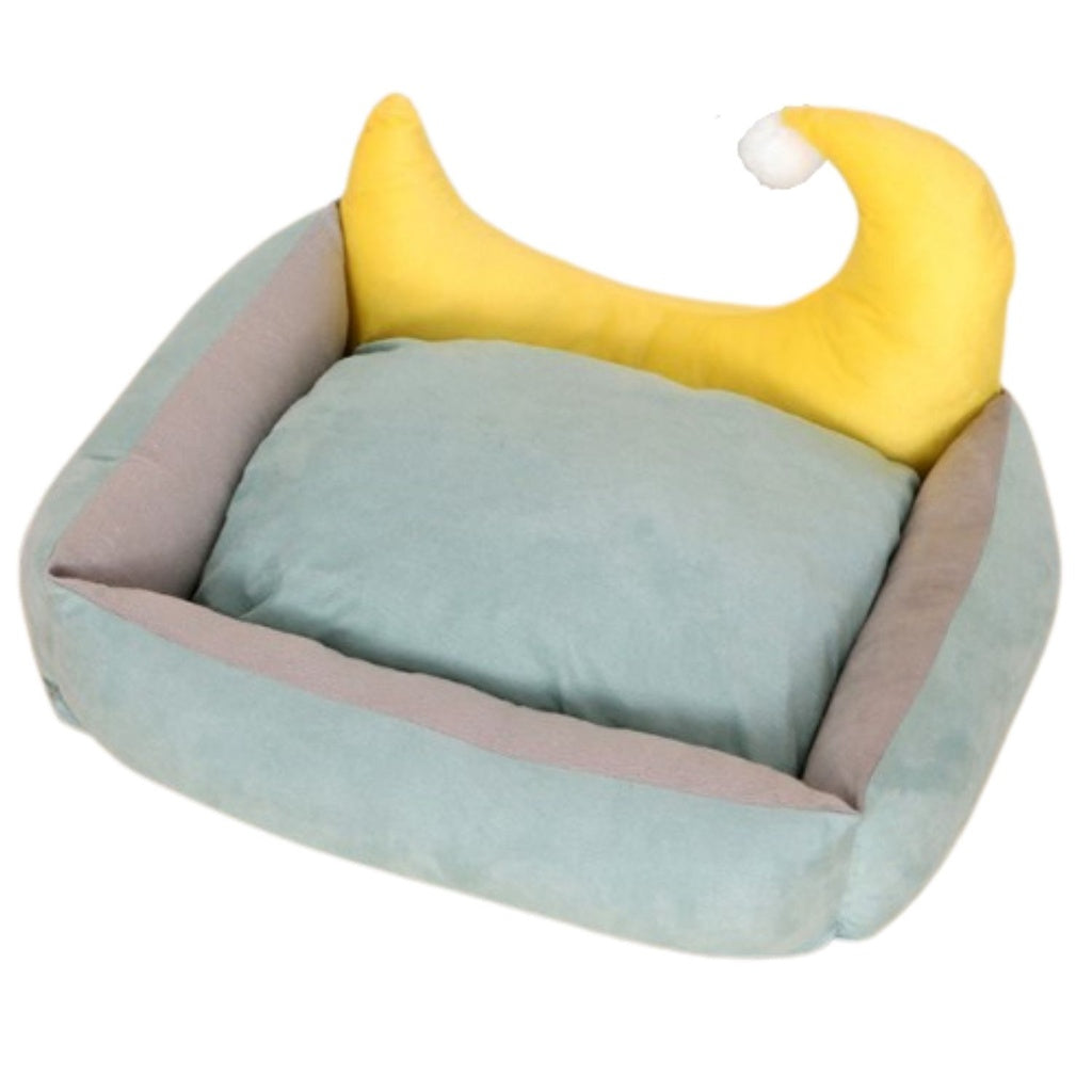 Floofi Pet Bed Moon Design (L Green)