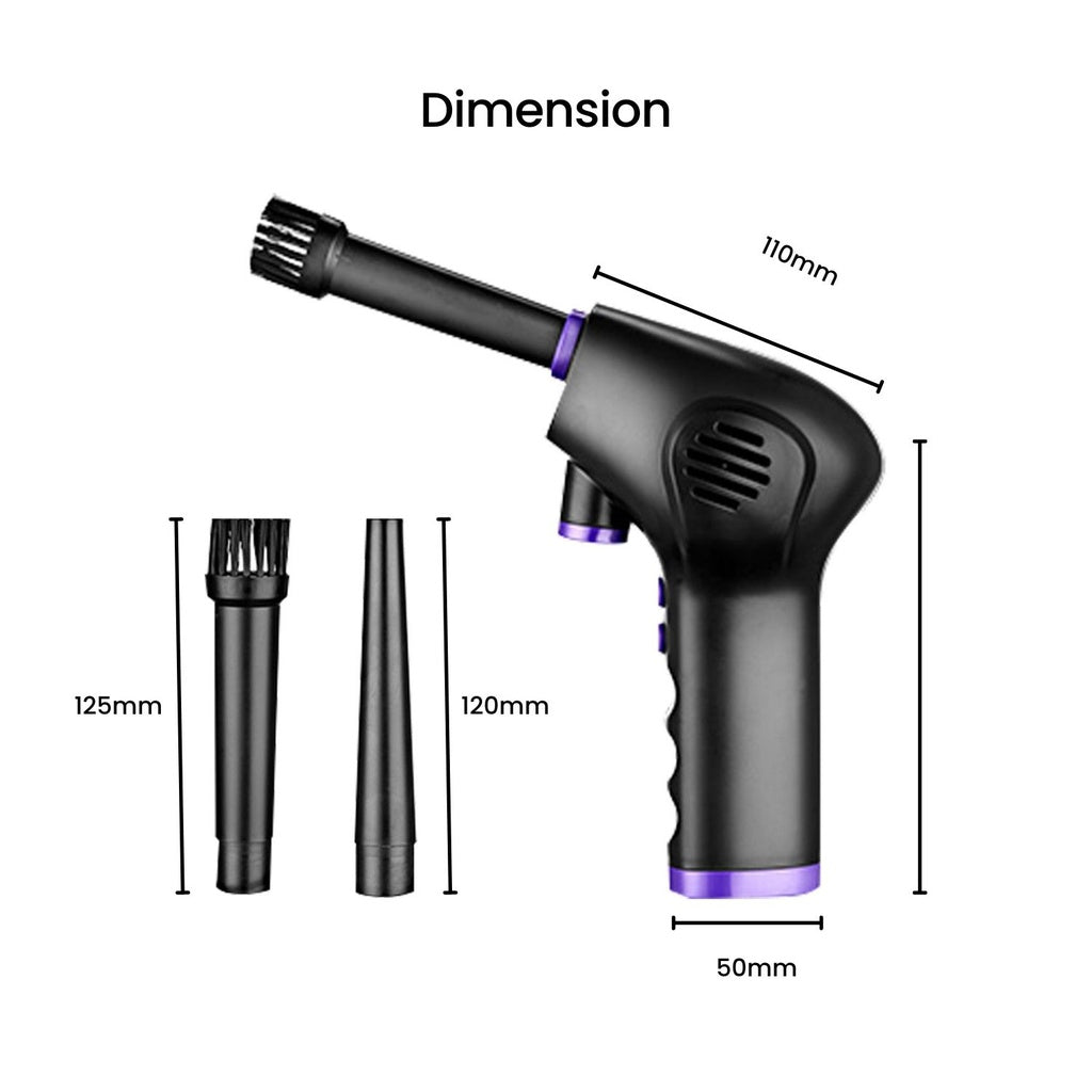 MiraKlass Cordless Air Duster 38000RPM 6000mAh Battery