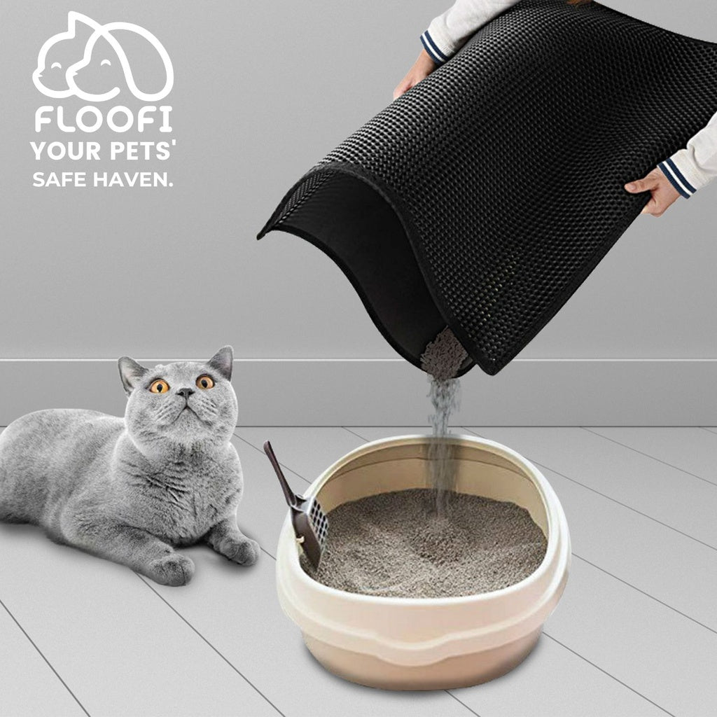 Floofi Litter Mat Cat Shape