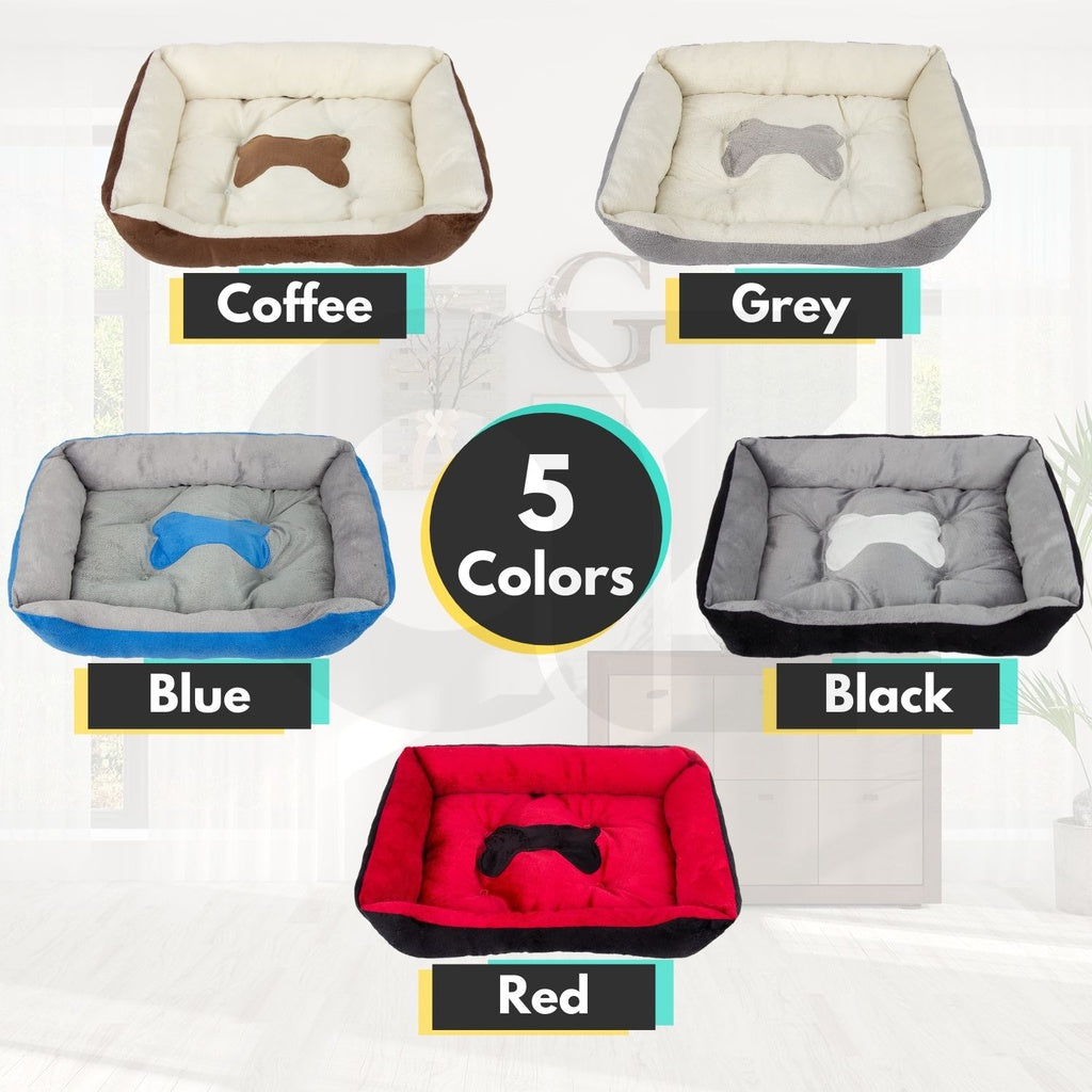 Floofi Pet Bed Bone (S Coffee)