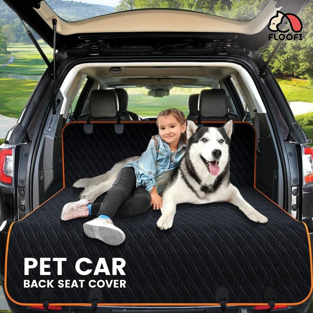 Floofi Pet Car Back Seat Cover Waterproof Safety