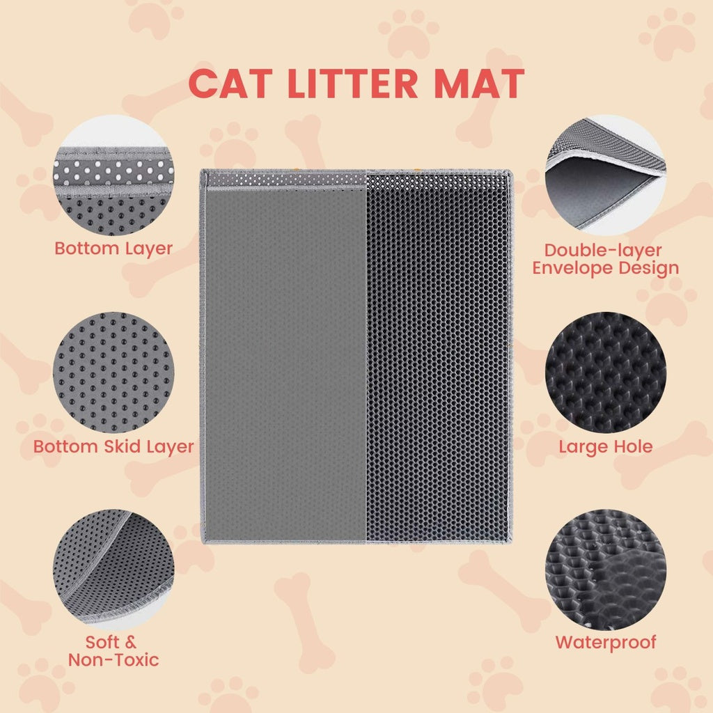 Floofi Litter Mat Cat Shape