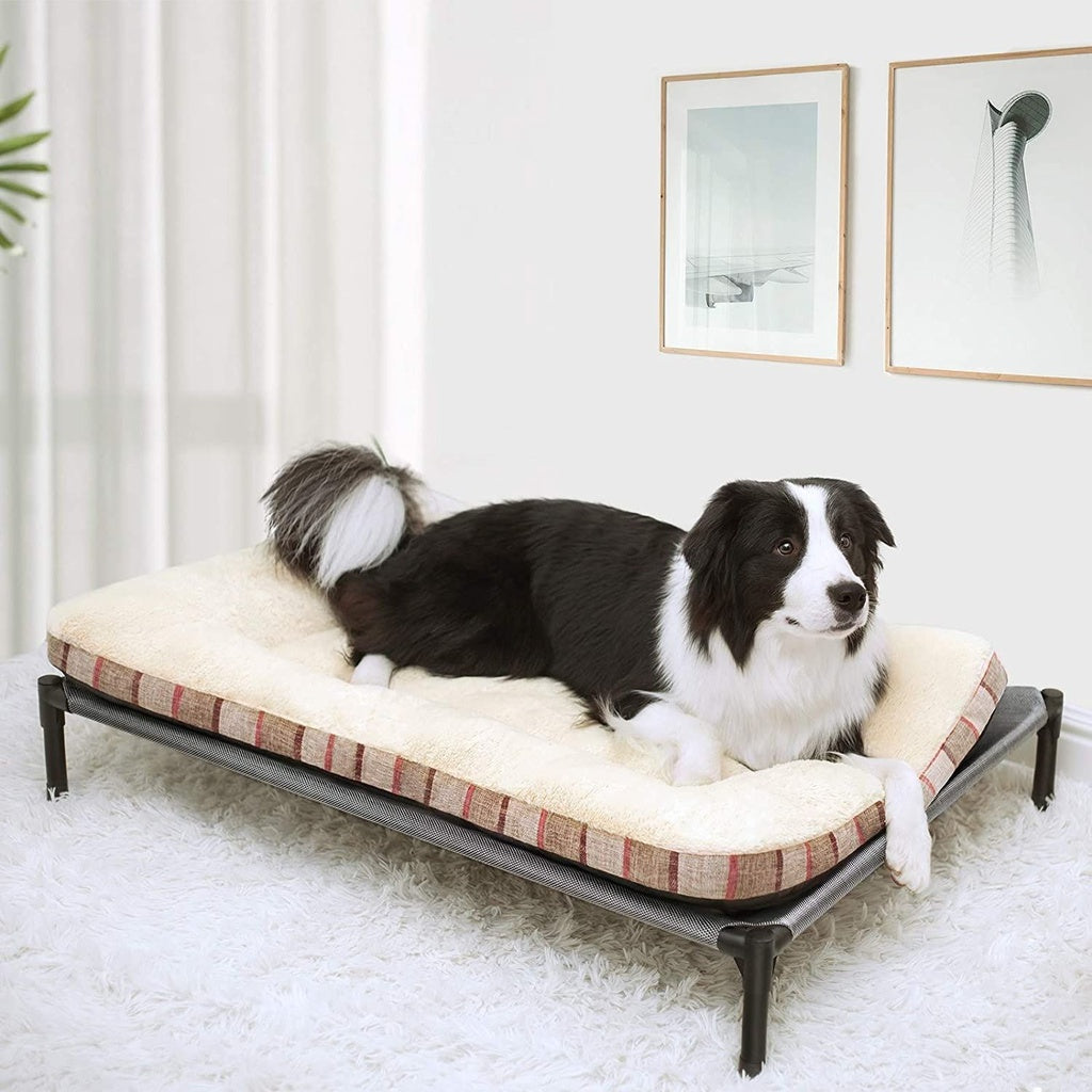 Floofi Elevated Pet Bed (L Black)