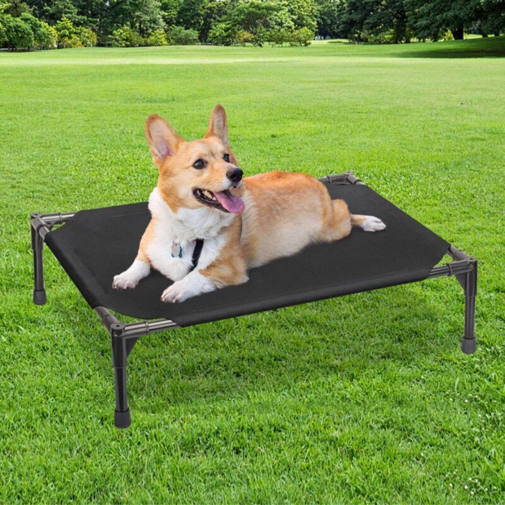 Floofi Elevated Pet Bed (L Black)