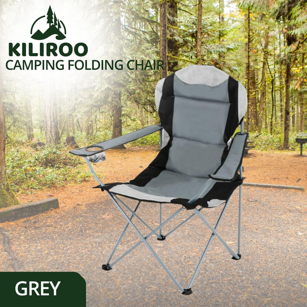 KILIROO Camping Folding Chair Grey