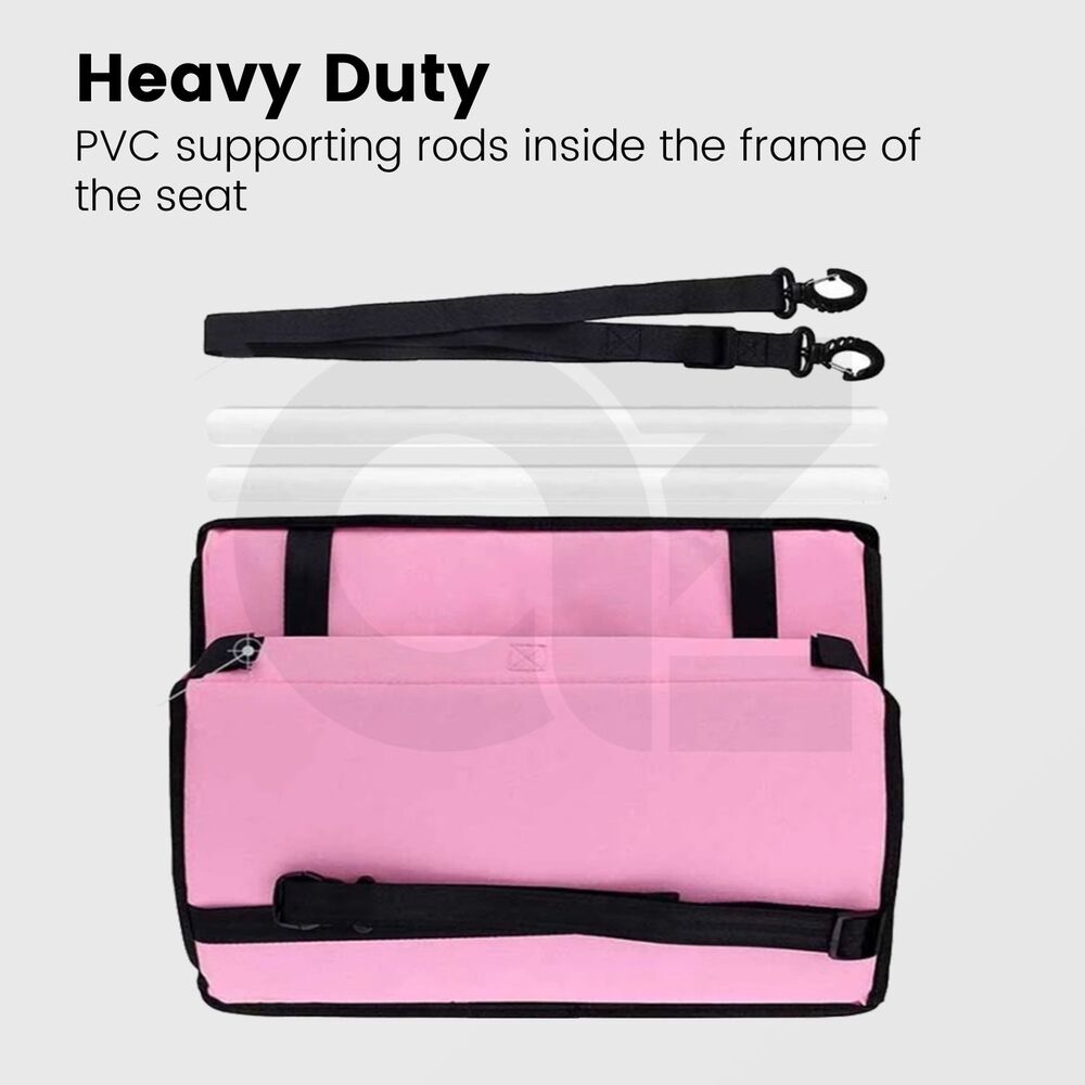 Floofi Cat Dog Pet Car Booster Seat Puppy Carrier Safety Protector Basket Pink