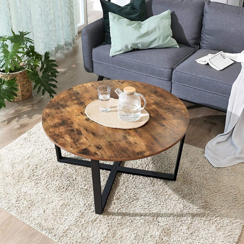 VASAGLE Round Coffee Table