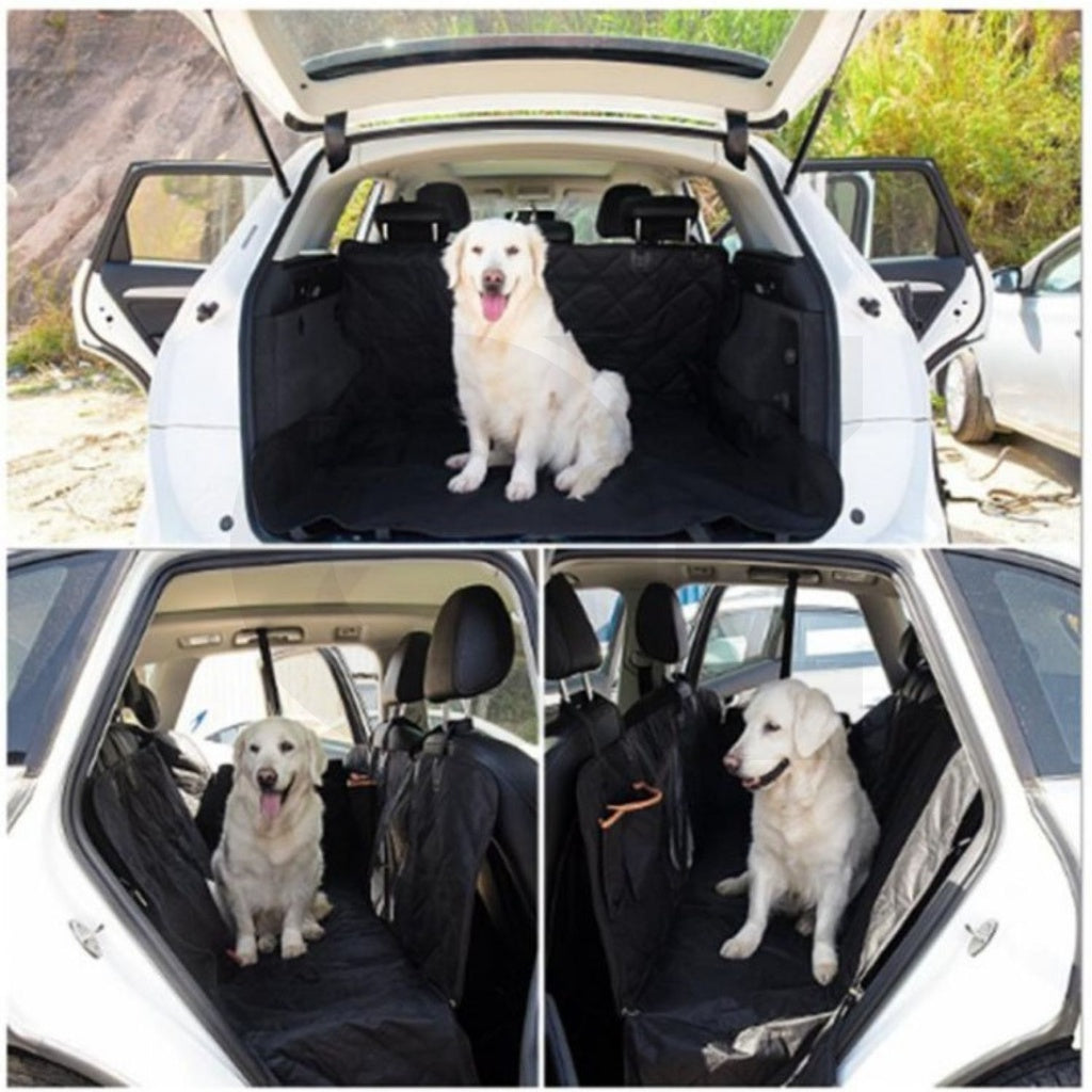 Floofi Pet Car Back Seat Cover Waterproof Safety