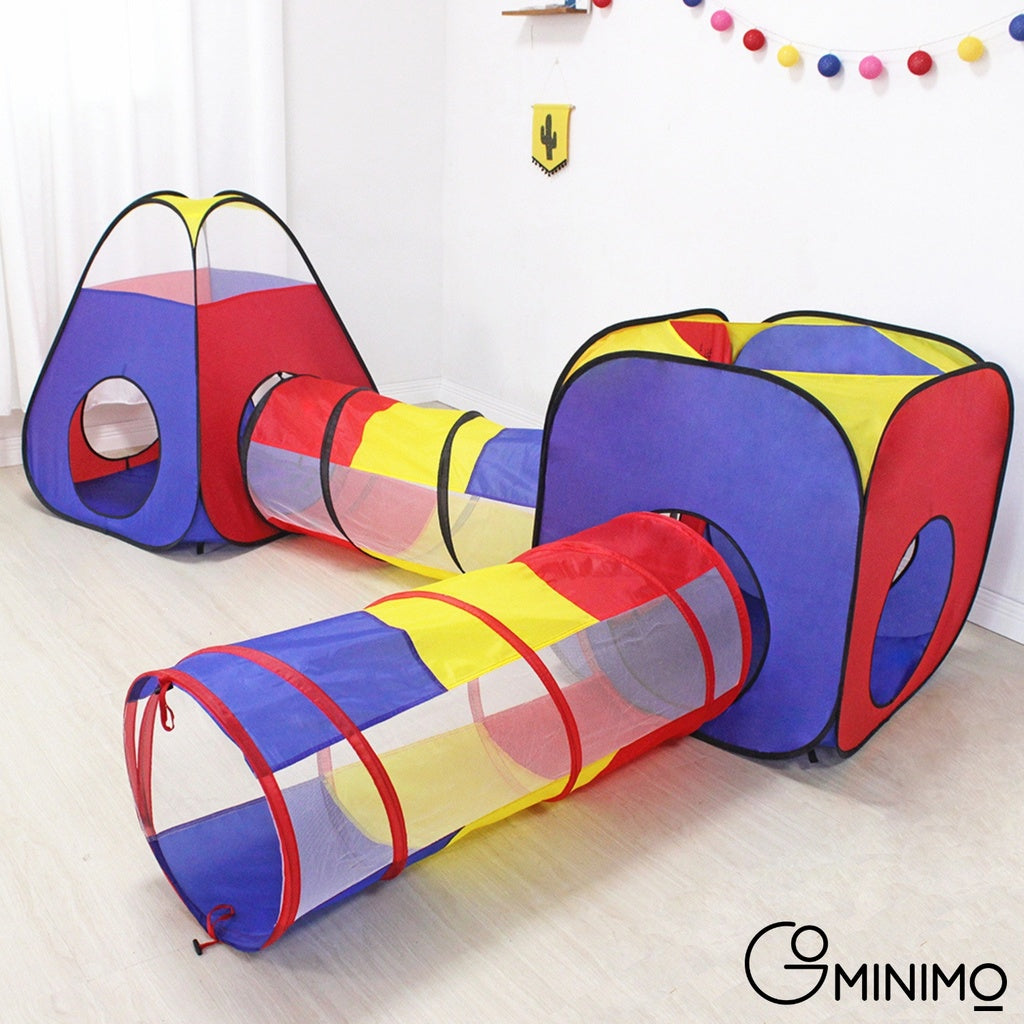 GOMINIMO 4 in 1 Mix Color Style Kids Play Tent