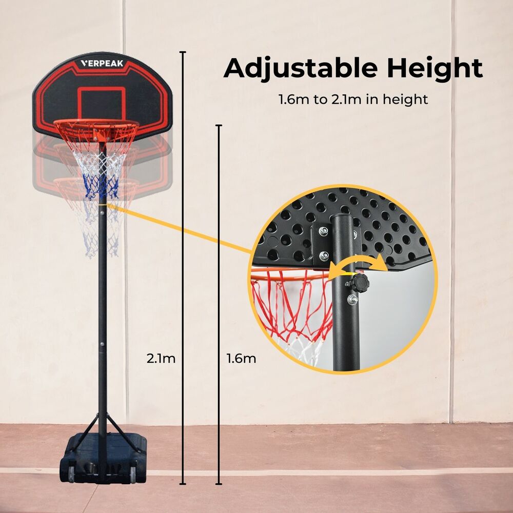 VERPEAK Basketball Hoop Stand ( 1.6M - 2.10M )