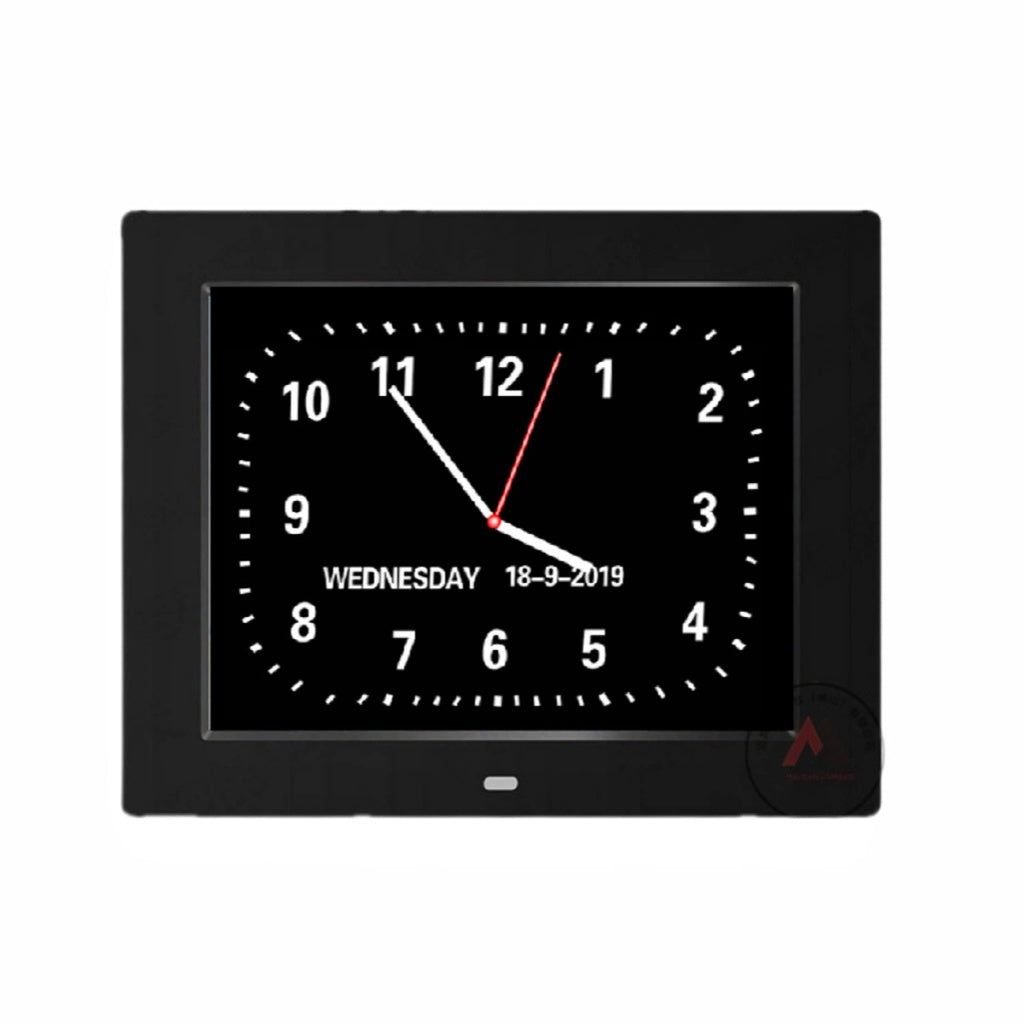 GOMINIMO Day Date Calendar Clock Dementia Clock Digital Alarm Clock with Large LCD Screen (Black)