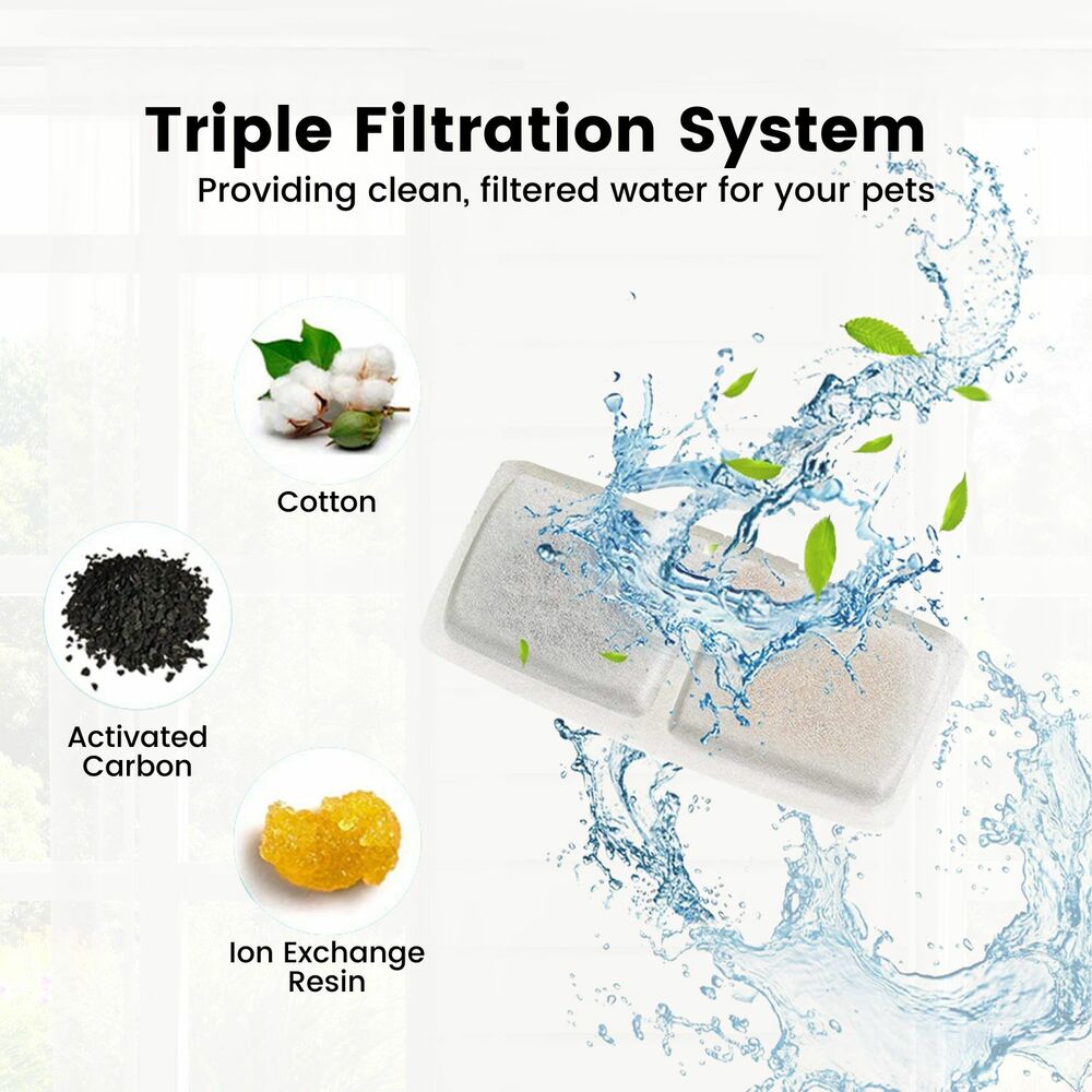 Floofi Pet Water Fountain Filter Replacement 1 Piece