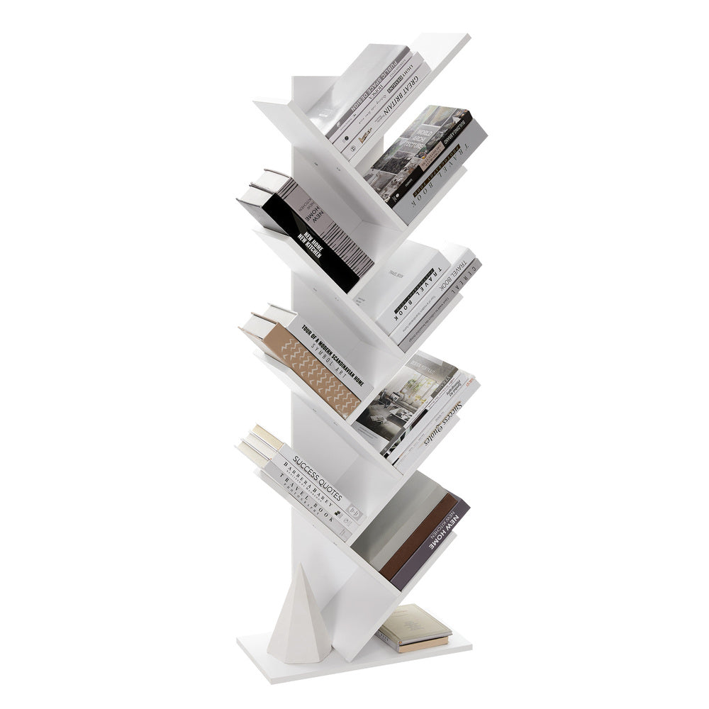 VASAGLE 8 Tier Tree Bookshelf White