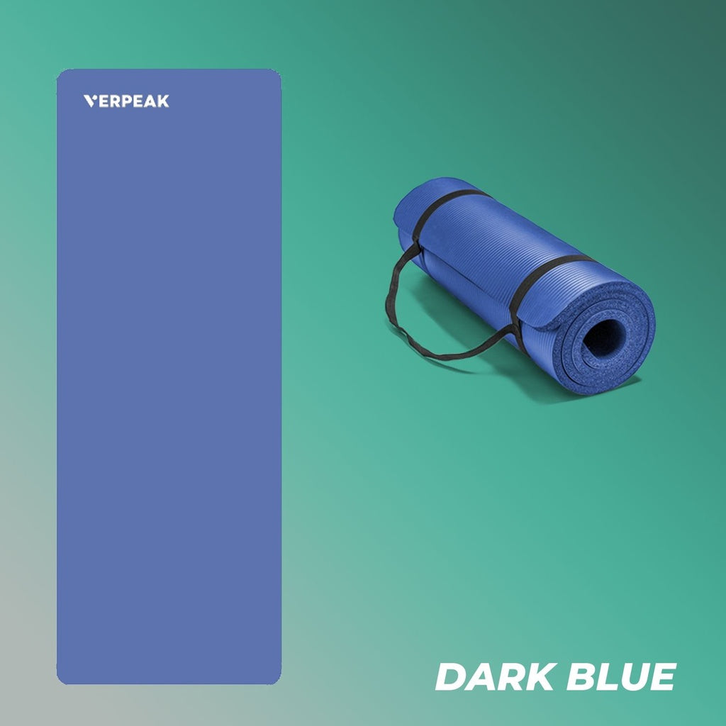 VERPEAK NBR Yoga Mat 2.0CM (Dark Blue)