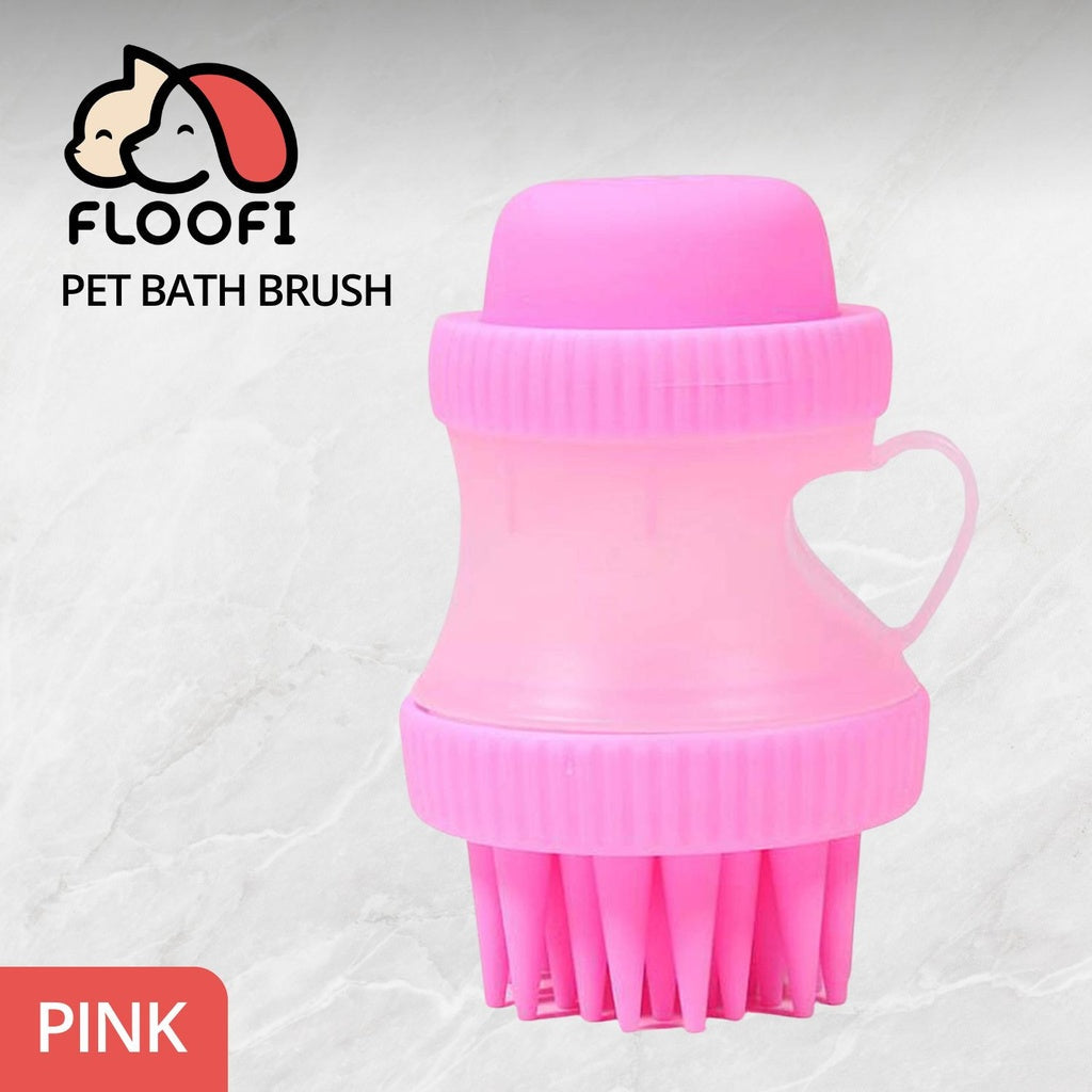 Floofi Pet Bath Brush (Pink)